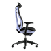 Zijaanzicht van een Herman Miller Vantum Gaming Chair in Mystic paars van rechts.